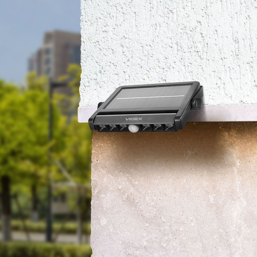 LED Solarna Lampa Ścienna z czujnikiem ruchu
