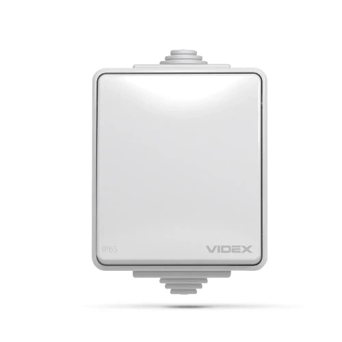 Zewnętrzny wyłącznik jednopostaciowy IP65 szary BINERA