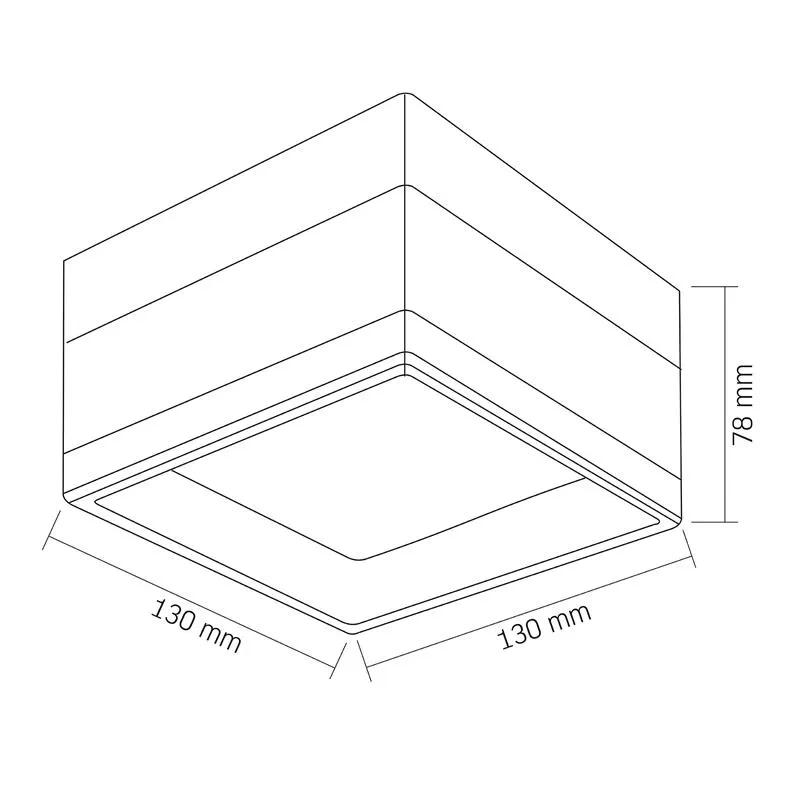 Lampa LED natynkowa ścienno-sufitowa VIDEX 9W z regulacją barwy czarna