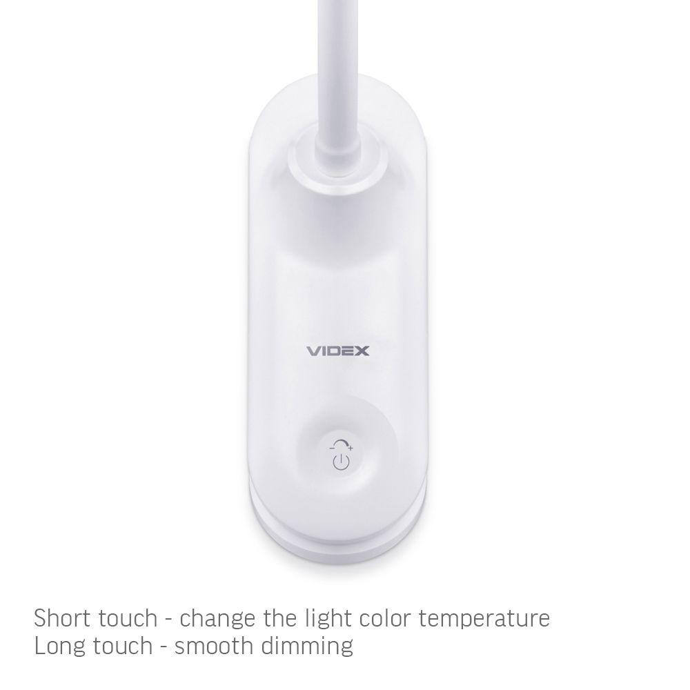 Lampka biurkowa LED z regulacją jasności Helsinki biała