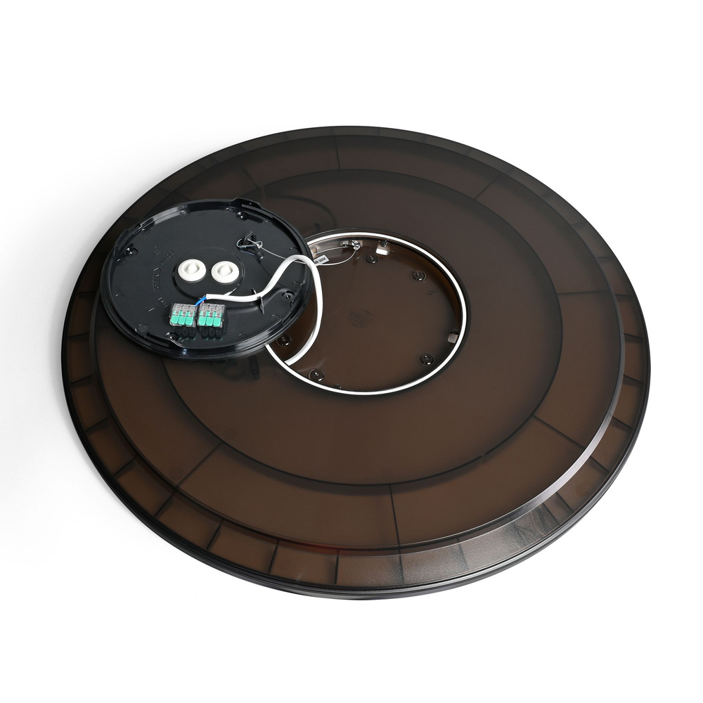 Lampa sufitowa Videx LED z dekoracyjnym podświetleniem DL5R 44W 220V Czarna