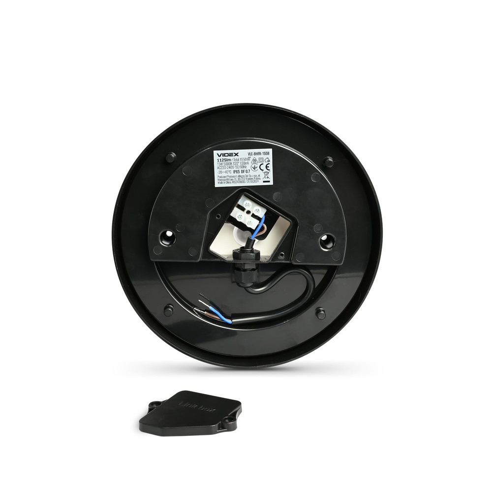 Lampa LED natynkowa Lena 15W czarna 5000K IP65