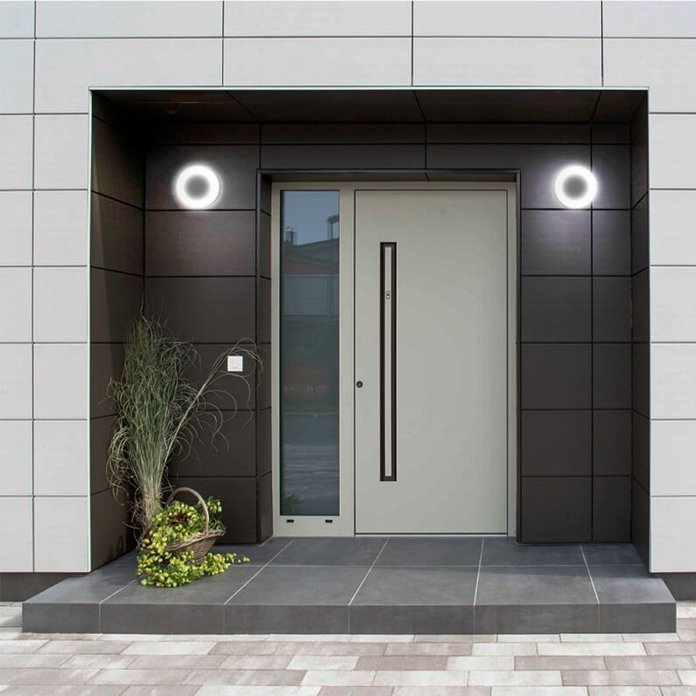 Lampa ścienno-sufitowa Videx LED 24W zewnętrzna 32cm biała IP65 LENA