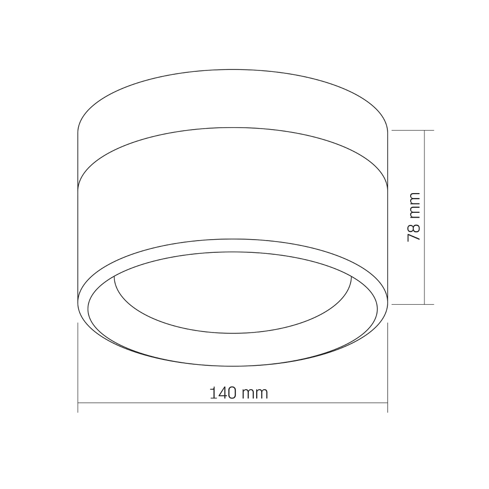 Oprawa LED sufitowo-ścienna VIDEX 9W 2800-6000K biała