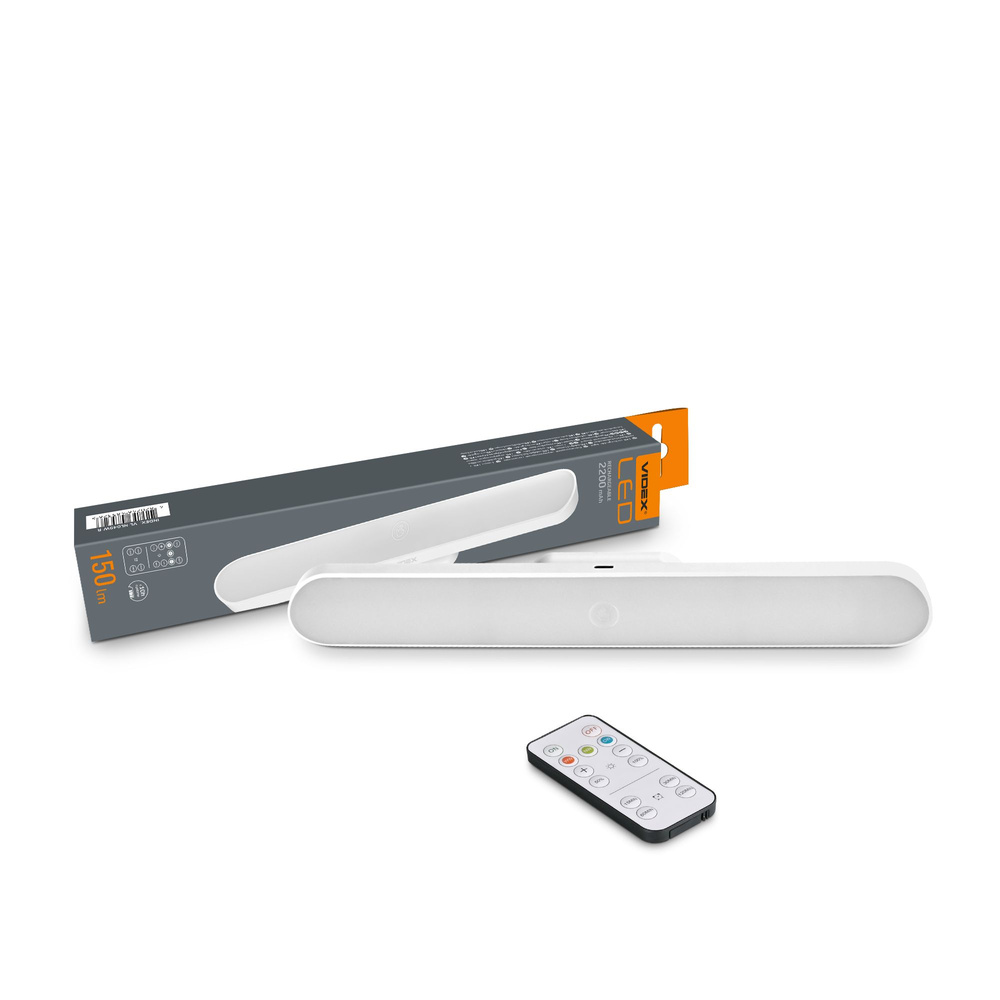 Lampa Videx LED Bezprzewodowa z Pilotem 1.8W 150lm CCT 120° 2200mAh Biała