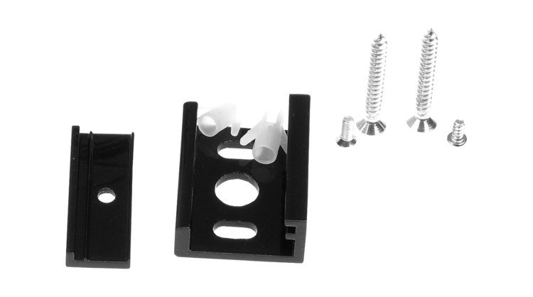 #multi# Uchwyt mocujący do podwieszenia szynoprzewodów CZARNY 2 m