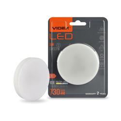 Żarówka LED GX53 8W = 55W 730lm 4000K Neutralna Biel 140° Videx