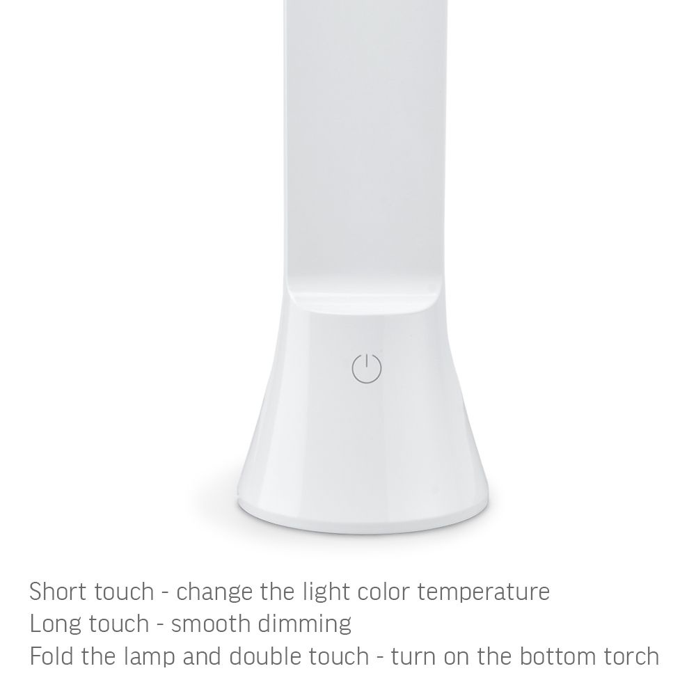 Lampka biurkowa przenośna latarka Videx LED 5W 100lm 2w1 akumulator 1800mAh