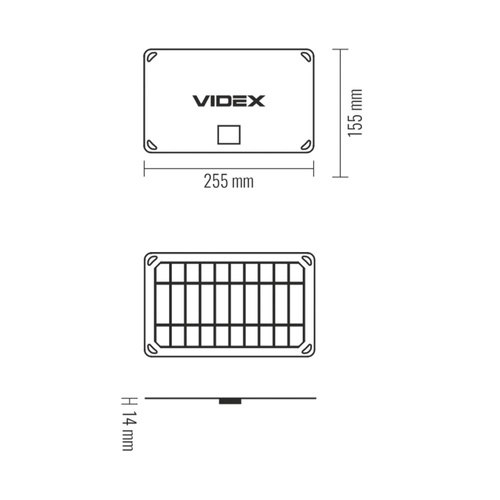 Ładowarka solarna przenośna VIDEX 5W lekka IP68 + kabel USB Type-C 1 m