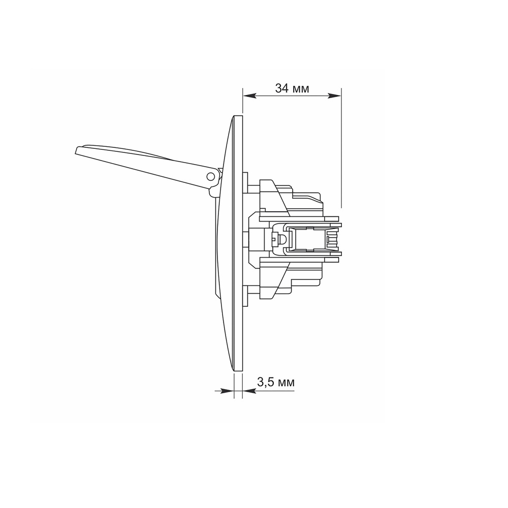Gniazdo pojedyncze schuko z klapką czarny grafit BINERA