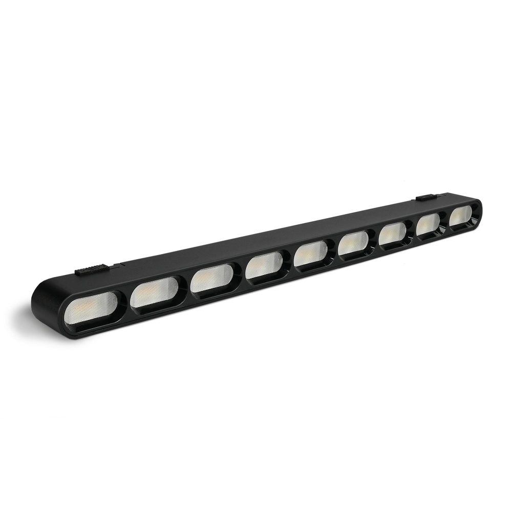 Oświetlenie LED do wąskiego systemu oświetlenia szynowego VIDEX VL-TRMS-LD19B, czarne