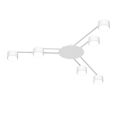 Oprawa sufitowa VIDEX na 6 lamp GX53 biała