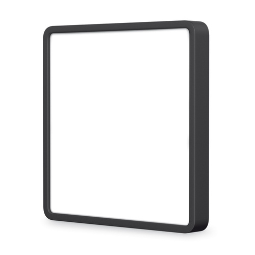 LED natynkowa lampa sufitowa 24W 4000K czarna