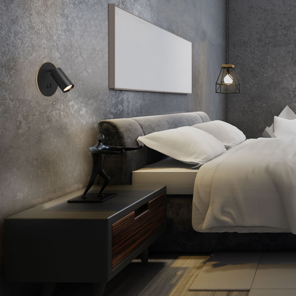 Kinkiet LED VIDEX z podświetleniem dekoracyjnym