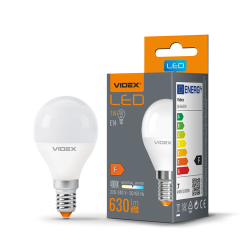 Żarówka LED VIDEX E14 G45 7W 4000K