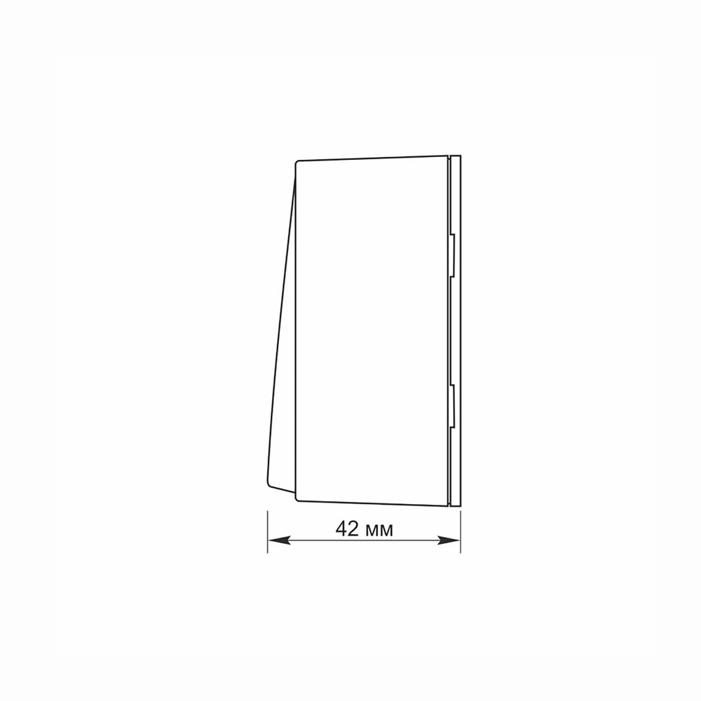 Włącznik natynkowy 1-biegunowy biały BINERA