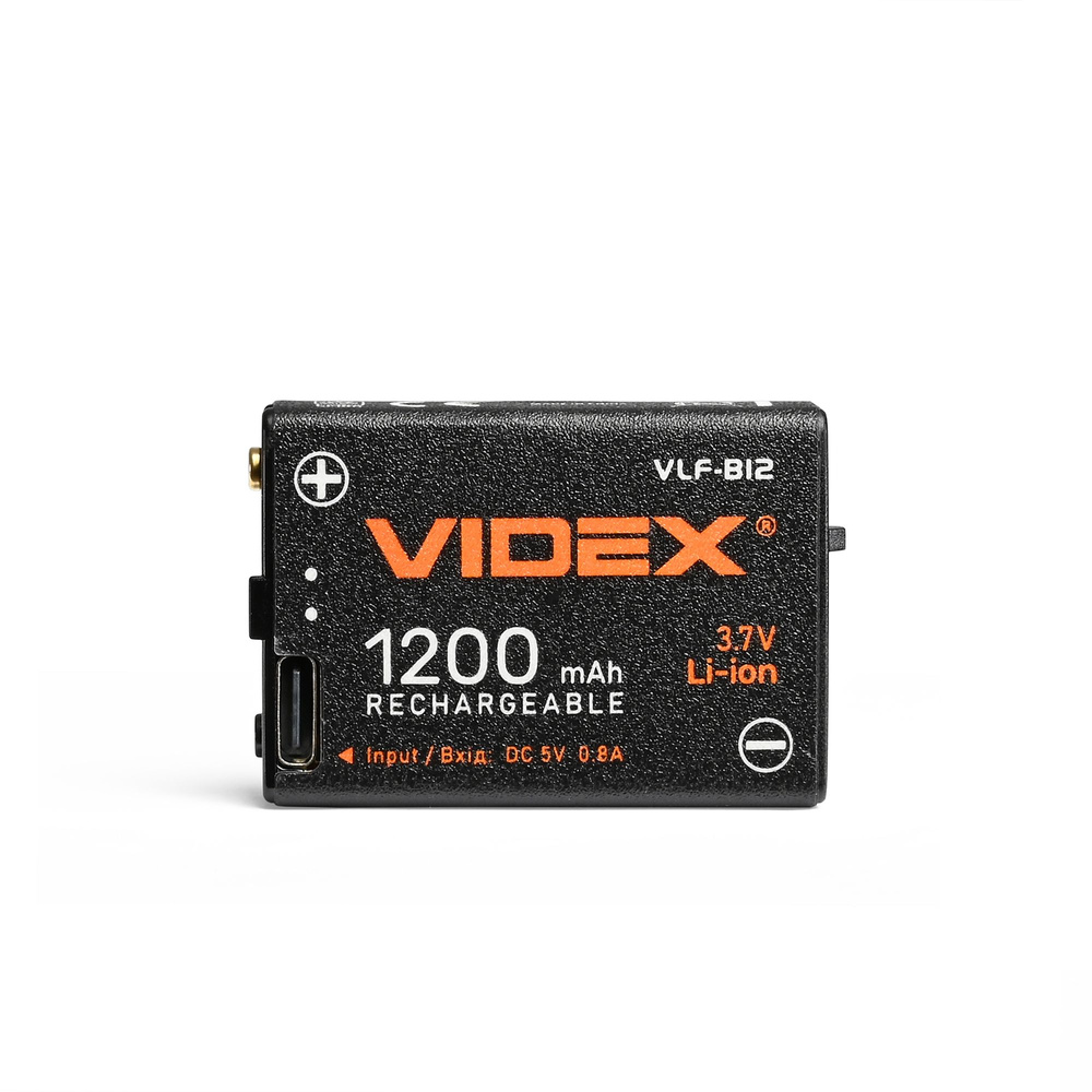 Akumulator do latarek VIDEX AGM 12V 1200mAh bezpośredni port USB-C 32g