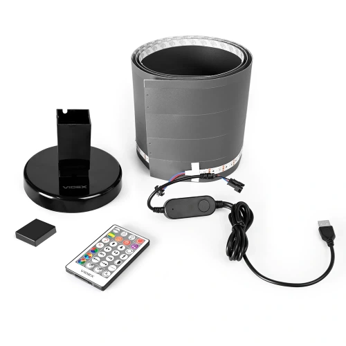 Podłogowa lampa LED RGB z pilotem VIDEX