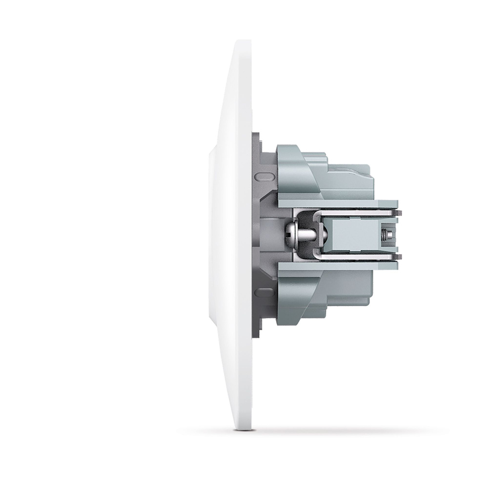 Gniazdo pojedyncze schuko białe VIDEX BINERA