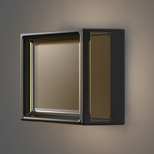 Lampa LED natynkowa ścienno-sufitowa VIDEX 9W z regulacją barwy czarna