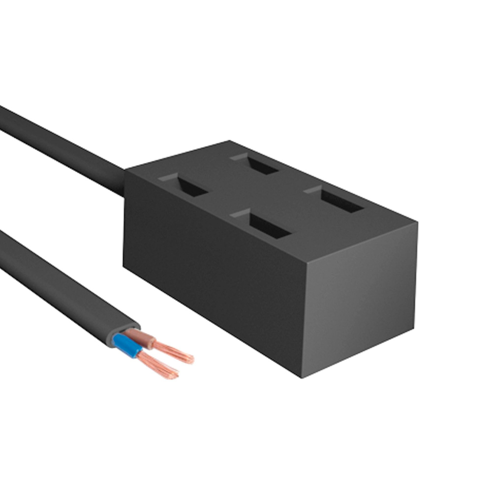Adapter przejściówka zasilacza 48V szyny magnetycznej VIDEX VL-TRMS-FC08B Czarna