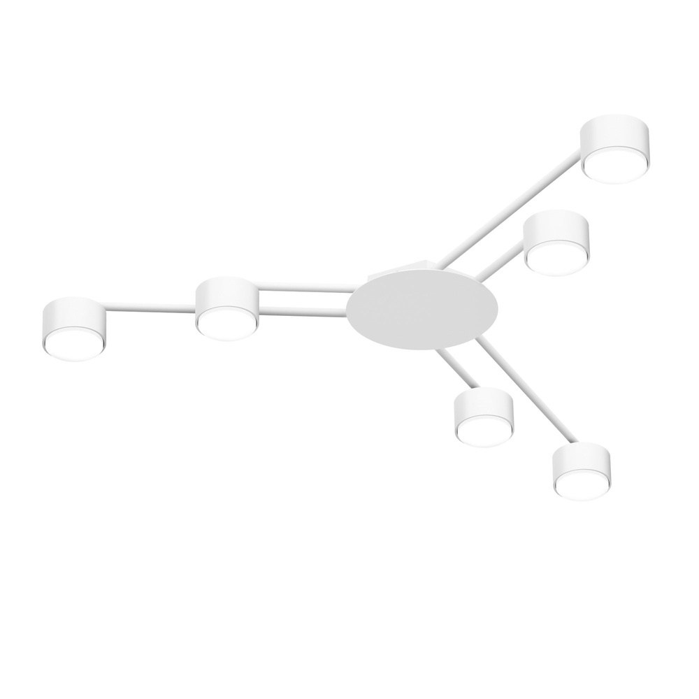 Oprawa sufitowa VIDEX na żarówkę 6xGX53 VL-SPF21B-W