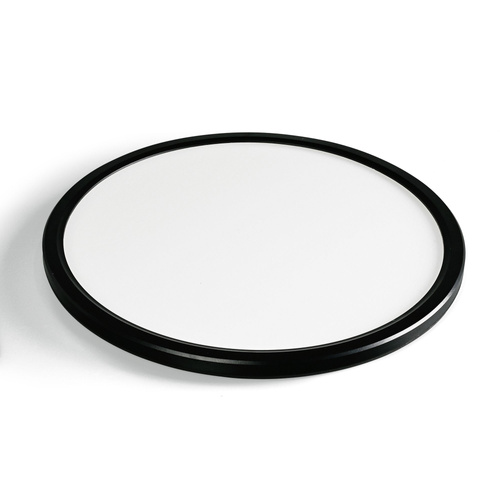 Lampa sufitowa LED z dekoracyjnym podświetleniem 22W czarna