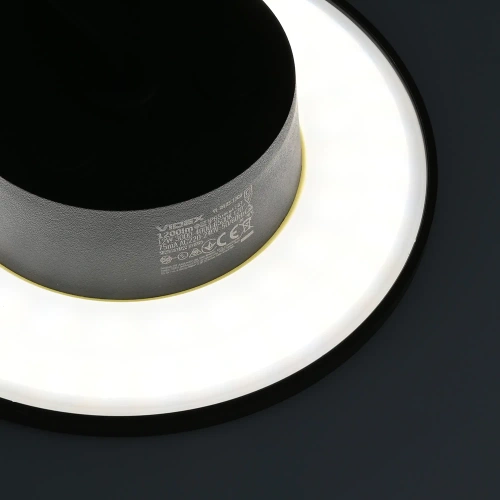 Lampa ścienna LED VIDEX 12W 1200Lm IP65 3000K-4000K-6500K czarna