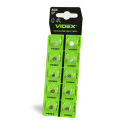 Bateria alkaliczna VIDEX AG4/LR626 BLISTER 10 szt.