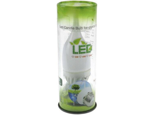 Żarówka LED E14 Świeczka 4W 380lm 2700–3200K Ciepła Biel 270° LEDmaxx