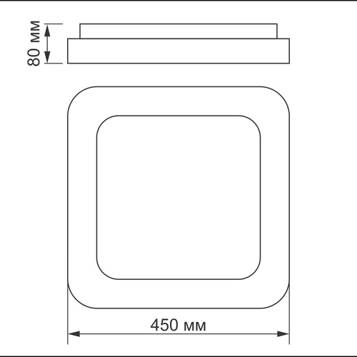 Plafon LED 72W biały zimna barwa
