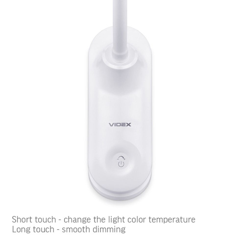 Lampka biurkowa LED z regulacją jasności Helsinki biała