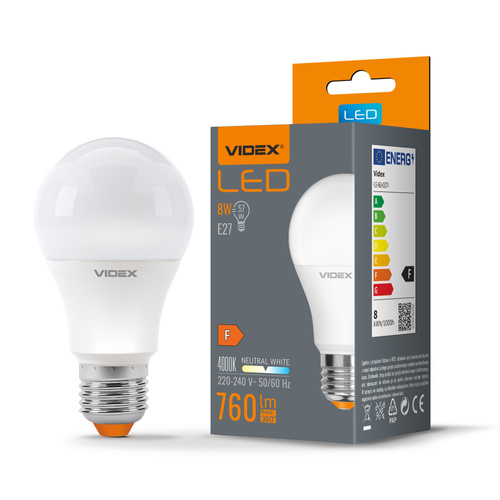 Żarówka LED VIDEX E27 A60 8W 4000K
