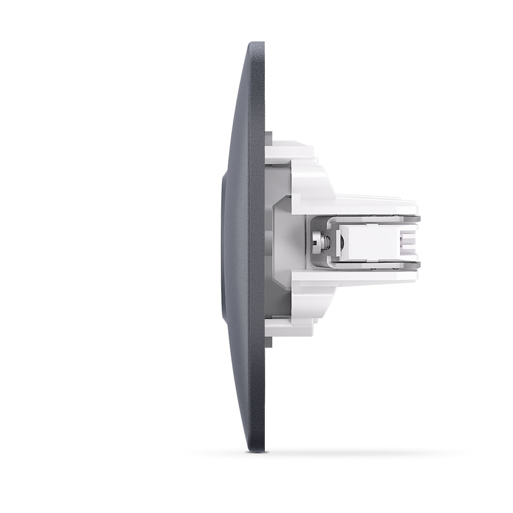 Gniazdo Pojedyncze Antenowe Videx Binera Telewizyjne Natynkowe Czarne