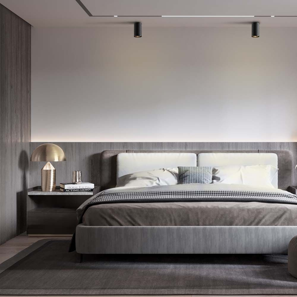 Reflektor sufitowy VIDEX GU10 czarny