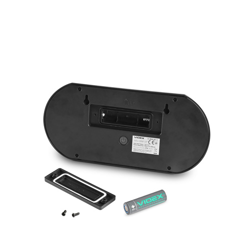 Lampa solarna Videx LED ścienna z czujnikiem ruchu czarna IP54 500lm