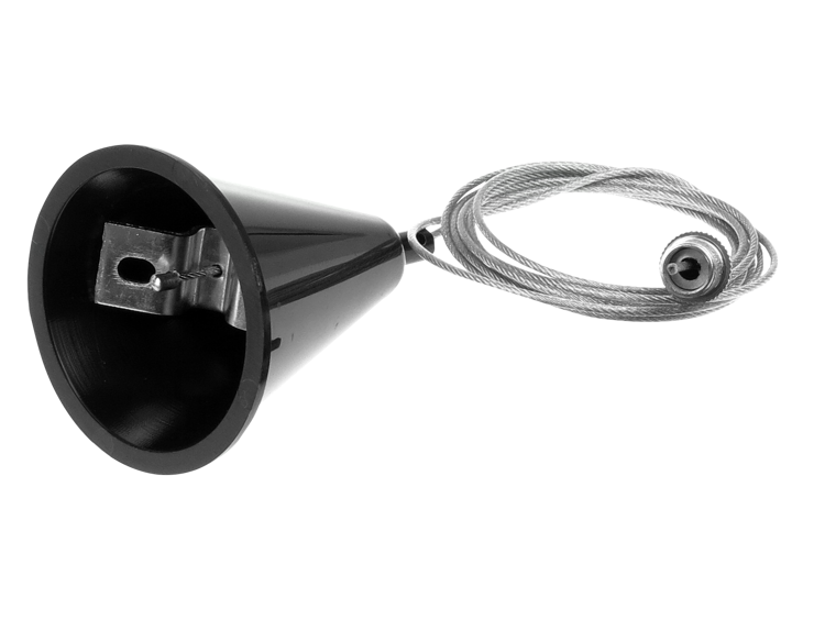 #multi# Uchwyt mocujący do podwieszenia szynoprzewodów CZARNY 2 m