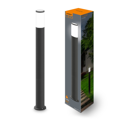 Oprawa LED podłogowa VIDEX czarna IP54 30W