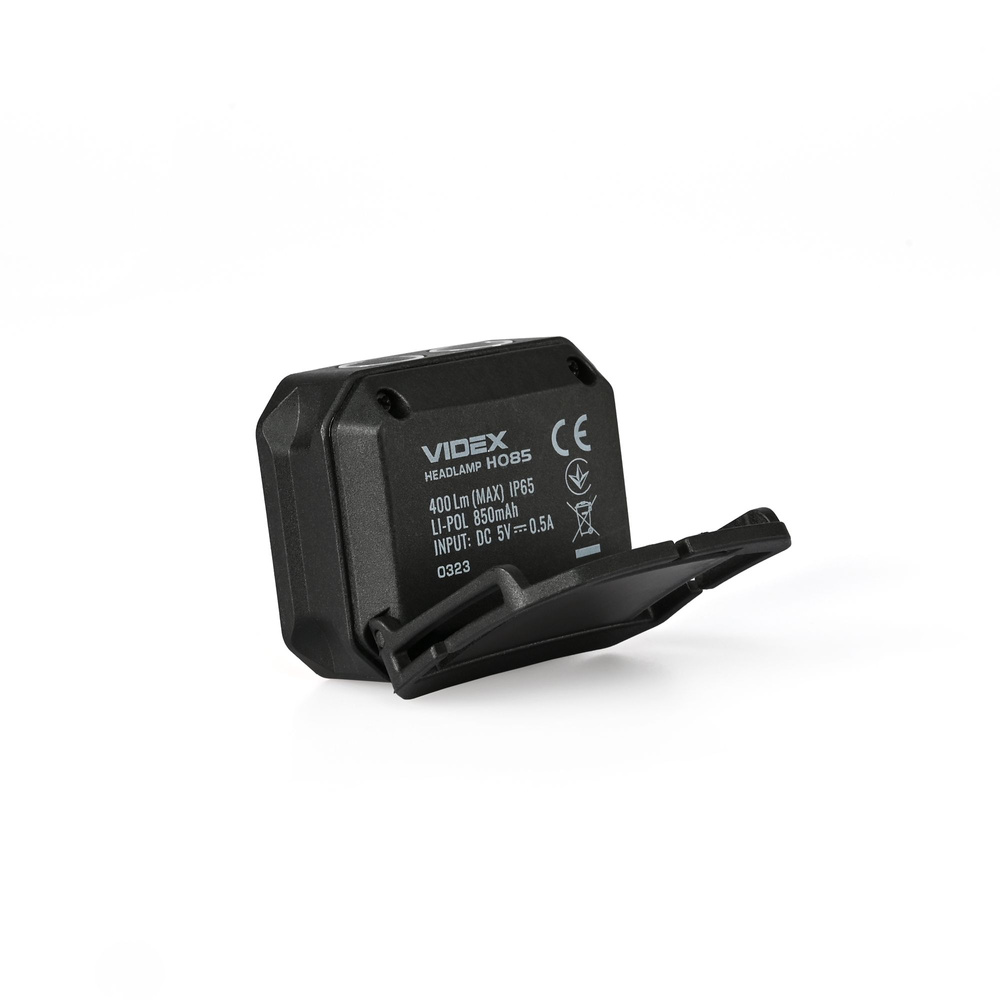 Czołówka LED VIDEX 400Lm 5000K IP65 USB-C