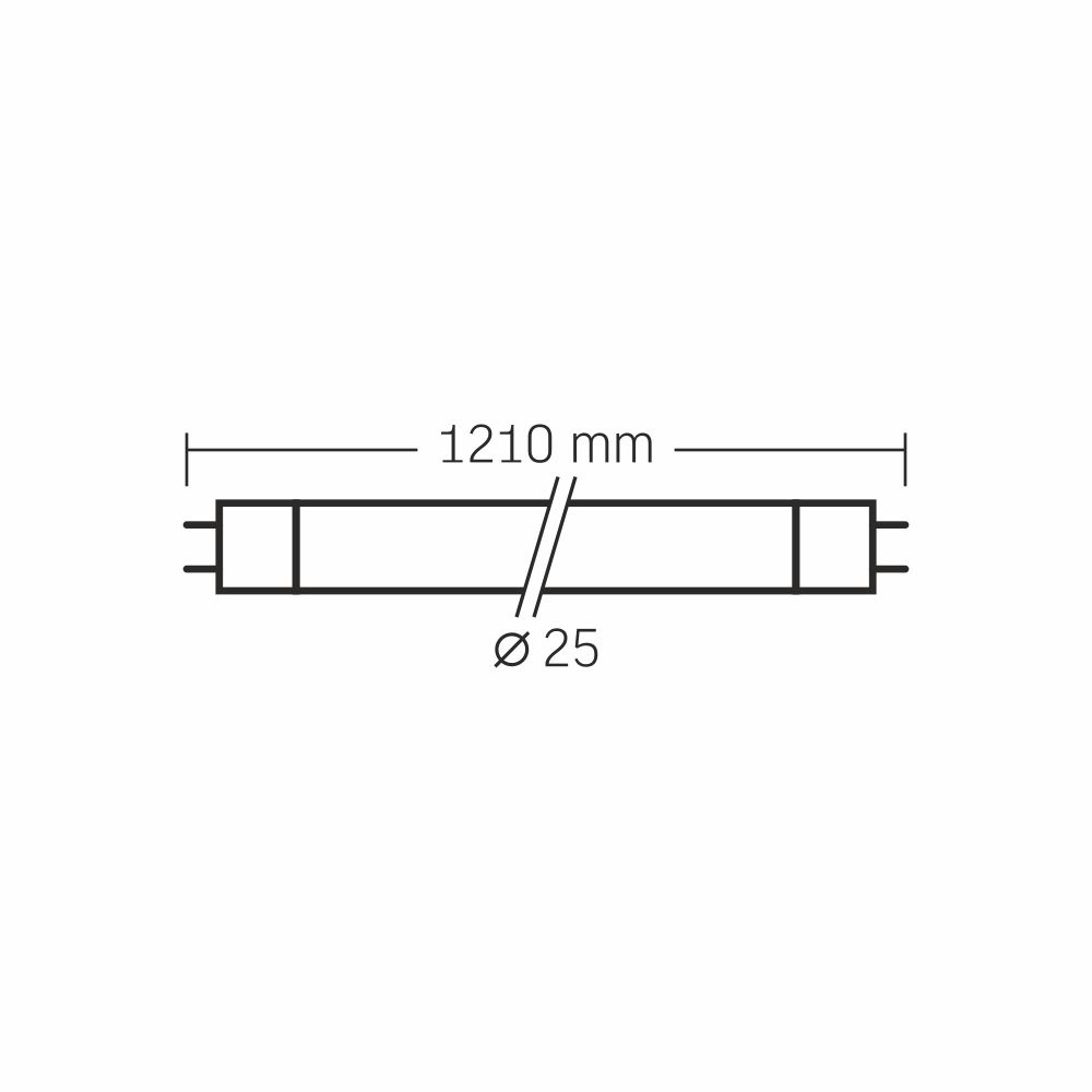 Świetlówka Videx LED G13 T8 18W 2000lm 6000K Zimna 330° 120cm
