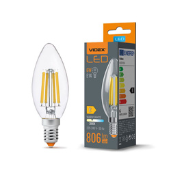 Żarówka LED VIDEX E14 C35 6W ciepła biała