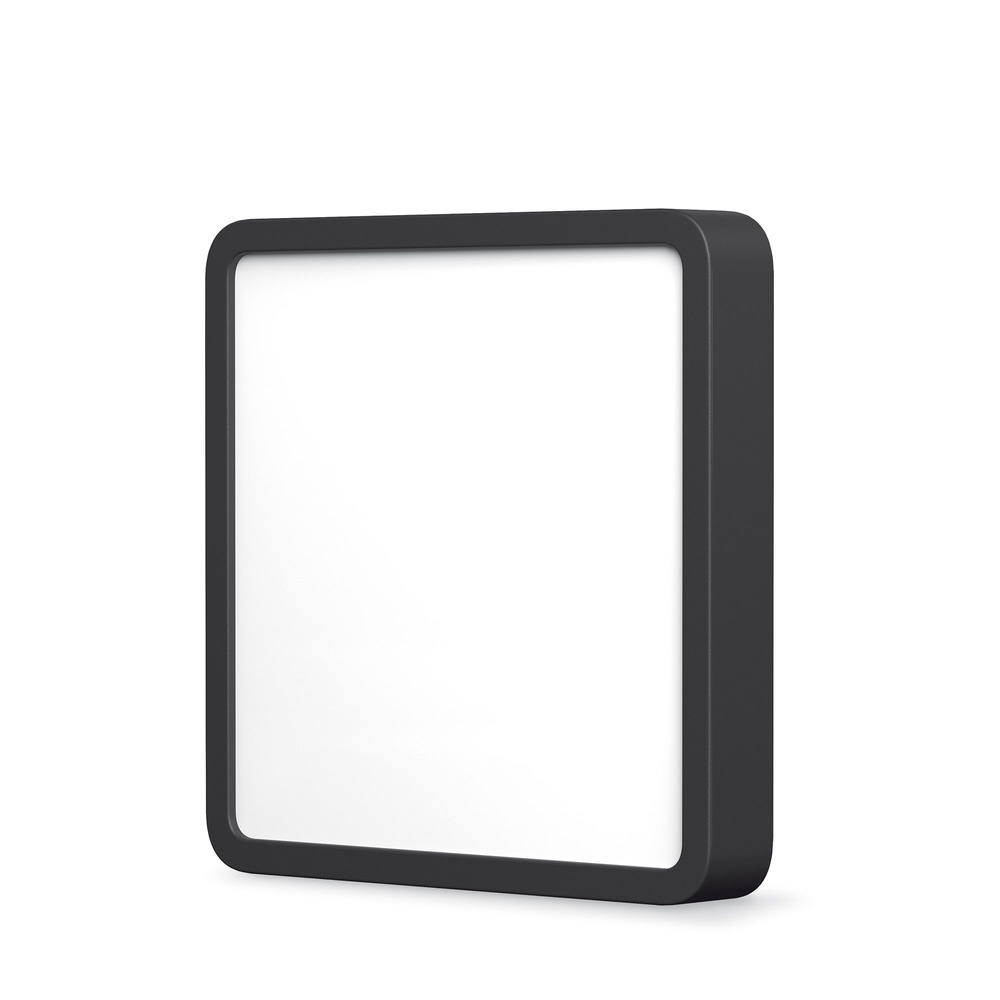 LED natynkowa lampa sufitowa 18W 4000K czarna