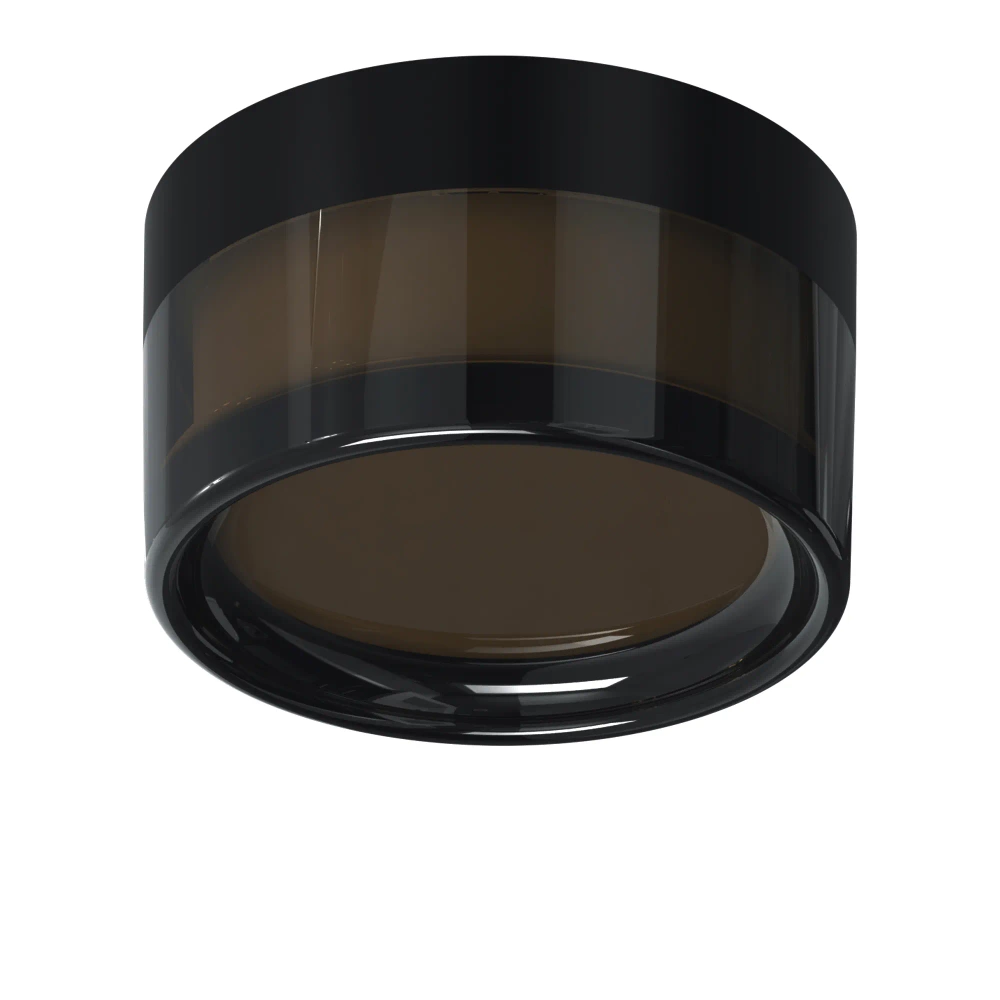 Lampa LED natynkowa ścienno-sufitowa VIDEX 9W z regulacją barwy czarna