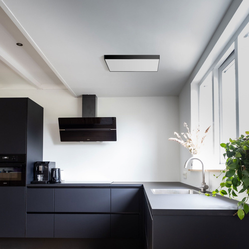 Ramka natynkowa do paneli LED 60x60 cm czarna