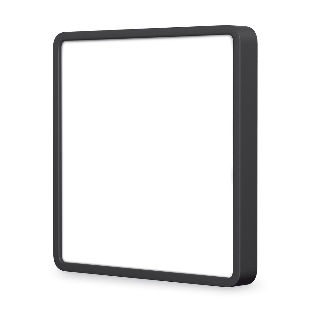 LED natynkowa lampa sufitowa 24W 4000K czarna