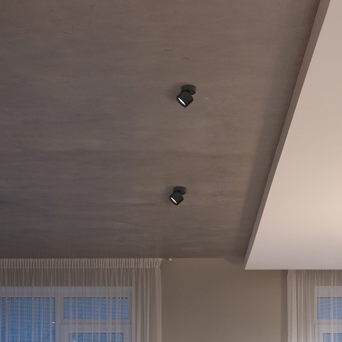 Reflektor sufitowy VIDEX do lampy GX53 czarny