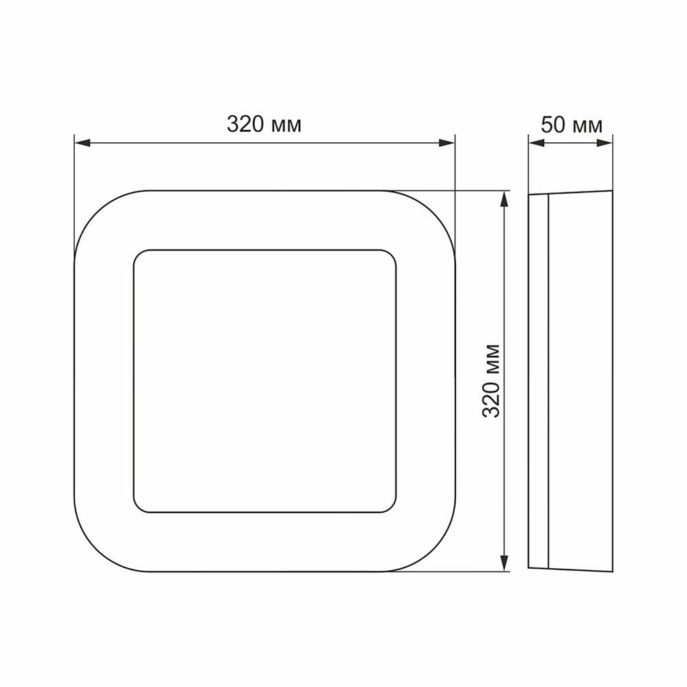 Oprawa LED natynkowa 24W 5000K IP65