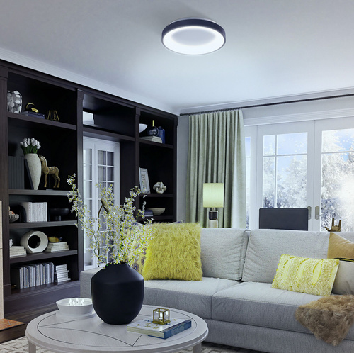 LED Plafon VIDEX EDGE 72W Czarny