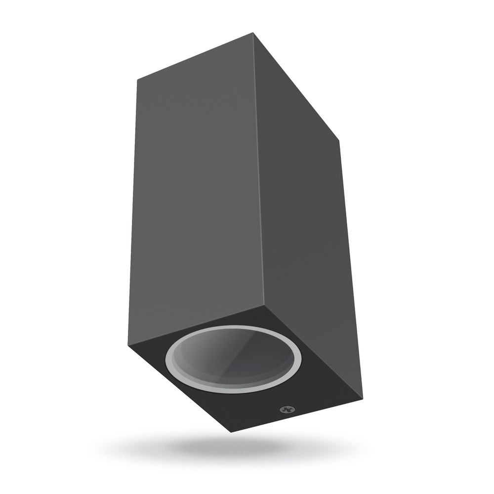Kinkiet Ogrodowy Lampa Elewacyjna Videx LED 2x GU10 IP54 Szary ARON