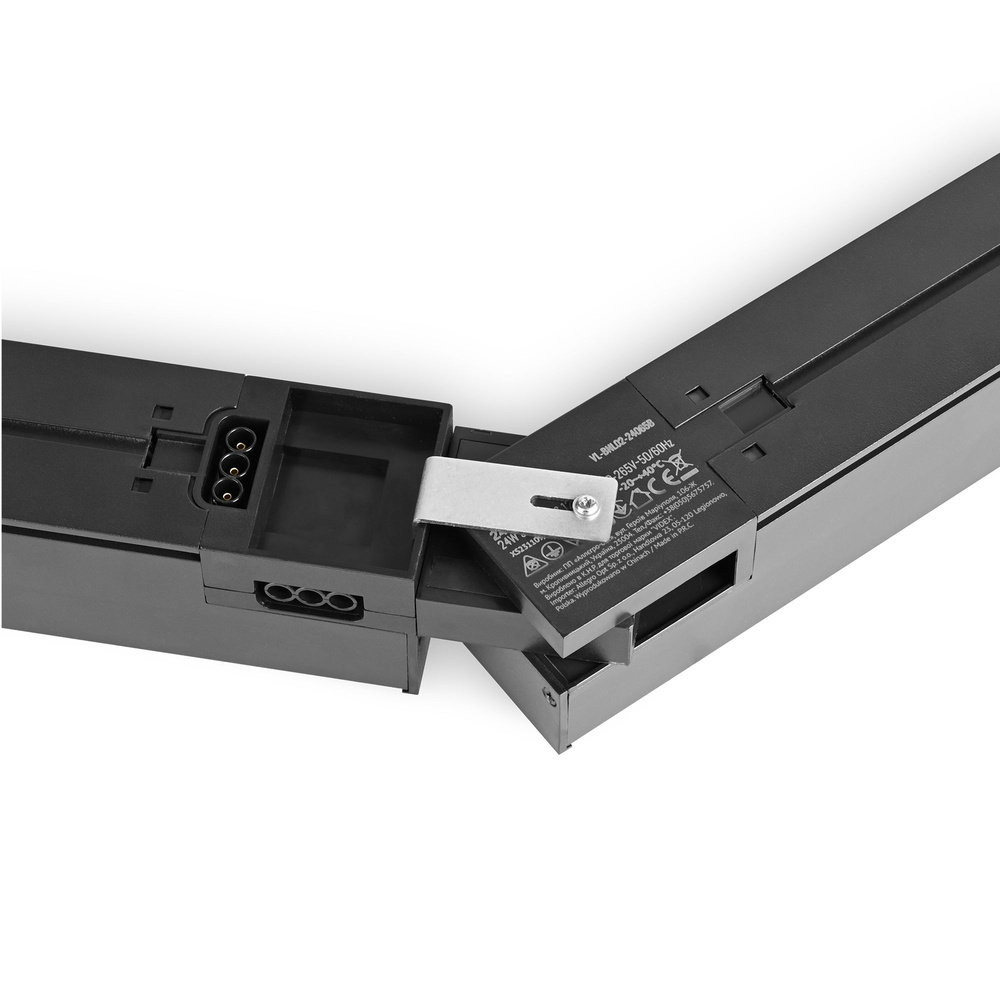 Liniowe oświetlenie LED VIDEX 24W 0,6m 5000K czarne